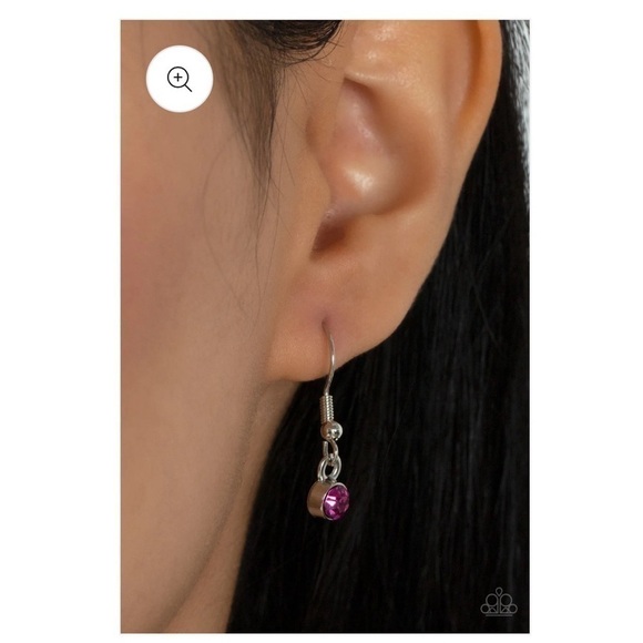 Ecliptic Elegance Pink Necklace Set - Picture 3 of 3